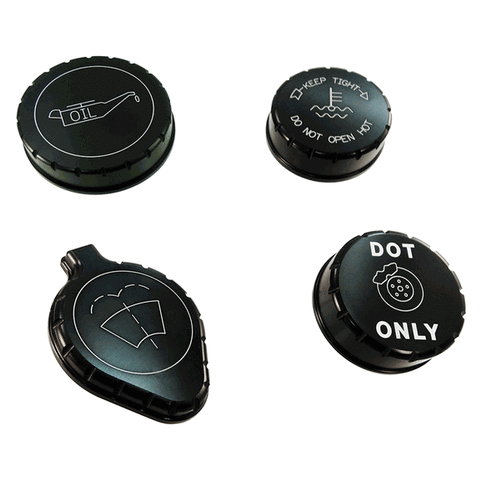 UPR Products Engine Cap Cover Package Satin (15-20 Mustang GT/V6) 5000-34