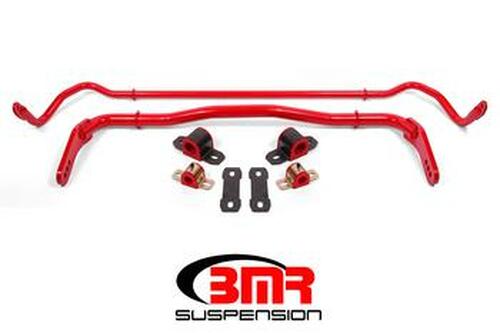 BMR SWAY BAR KIT W/BUSHINGS FRONT & REAR RED (2008+ CHALLENGER/2006+ CHARGER) SB113R