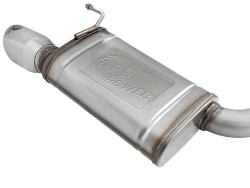 AFE CATBACK EXHAUST MACH FORCE XP POLISHED TIPS (2015-2022 MUSTANG ECOBOOST/V6) 49-33084-P