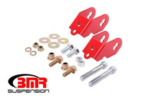 BMR REAR CAMBER ADJUSTMENT LOCKOUT KIT RED (2015-2021 MUSTANG)
