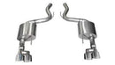 CORSA 3" AXLEBACK EXHAUST SPORT SOUND POLISHED (2018+ MUSTANG GT NO VALVE) 21039