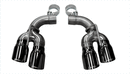CORSA TIP KIT TWIN 4" BLACK PRO-SERIES TIPS (16-18 CAMARO SS) 14774BLK