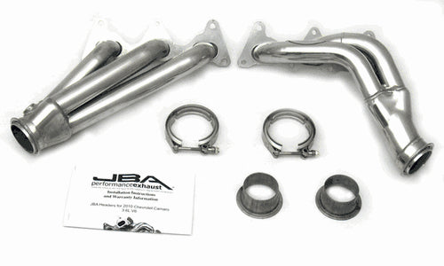 JBA Performance 1-5/8" Short Headers Silver Ceramic (10-11 Camaro V6) 1816SJS