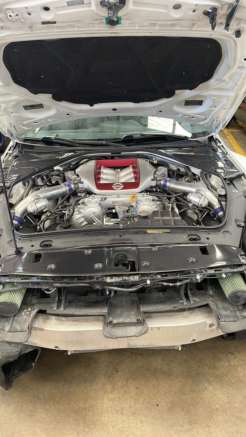 Nissan GTR Carbon Fiber Engine Bay - 3 Piece (2009-2019)