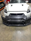 Nissan GTR Nismo Style Front Bumper PVC/Carbon Fiber (2009-2017)
