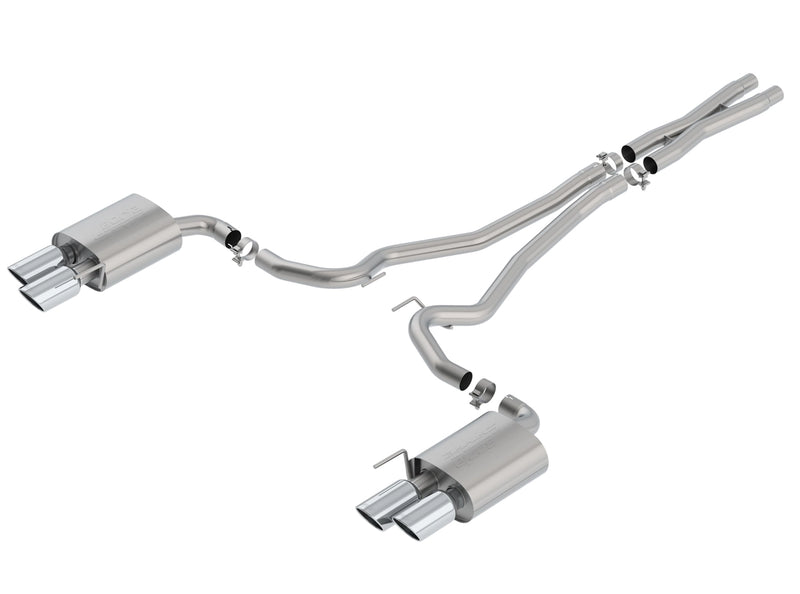 BORLA CAT-BACK EXHAUST S-TYPE (18-20 MUSTANG GT CONVERTIBLE) 140807