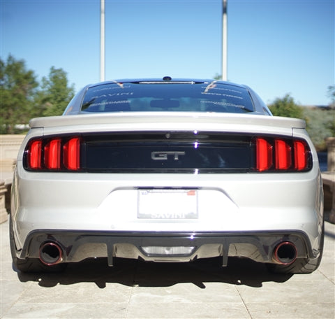 REAR DIFFUSER CARBON FIBER (2015+ MUSTANG)