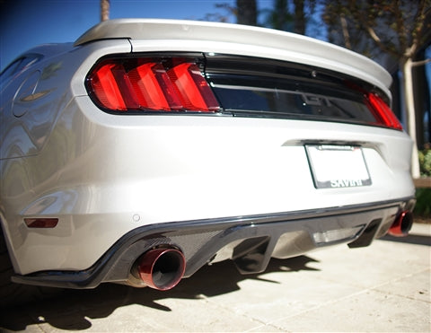 REAR SPOILER CARBON FIBER (2015+ MUSTANG)