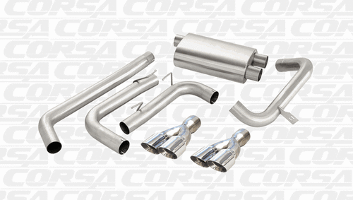 Corsa 3" Cat-Back Exhaust Sport Polished (93-95 Camaro SS/Z28 LT1 Single) 14144