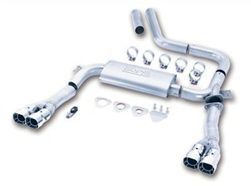 Borla S-Type Catback Exhaust Dual Split Rear Exit (98-02 Camaro SS/Z28/Firebird/Trans Am) 14780