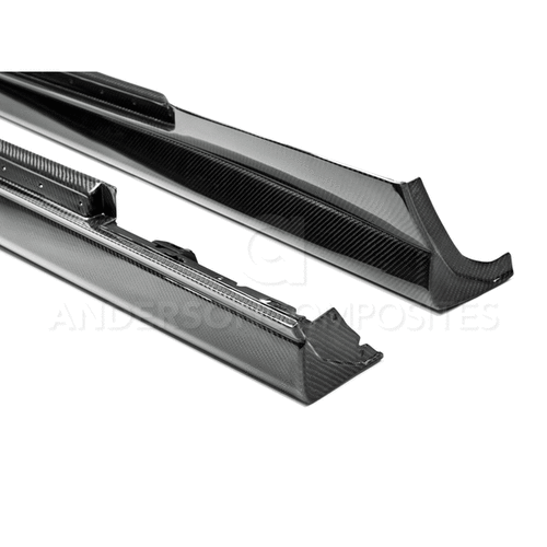 Anderson Composites ZL-Style Carbon Fiber Side Skirts (10-13 Camaro) AC-SS1011CHCAM-ZL