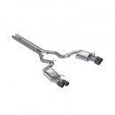 MBRP PRO SERIES 3" CATBACK ACTIVE EXHAUST W/CARBON FIBER TIPS (2018+ MUSTANG GT) S72093CF