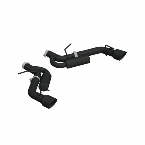 MBRP 3" DUAL AXLE BACK, DUAL TIPS, BLACK COATED (2016+ CAMARO SS) S7034BLK