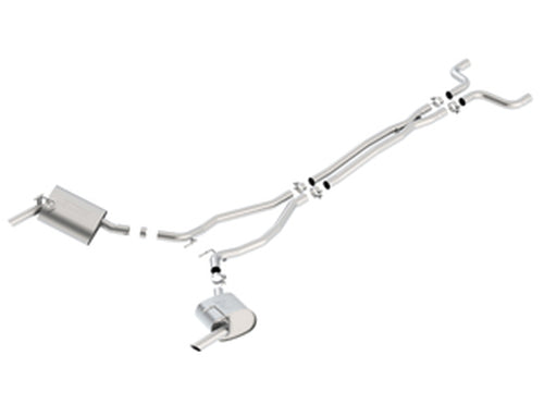 Borla 2.5" S-Type Catback Exhaust (10-13 Camaro SS w/Ground FX) 140330