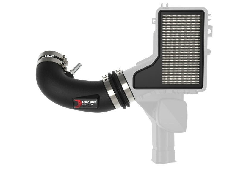 AFE SUPER STOCK INDUCTION SYSTEM W/PRO DRY S FILTER (2018-2021 MUSTANG GT)