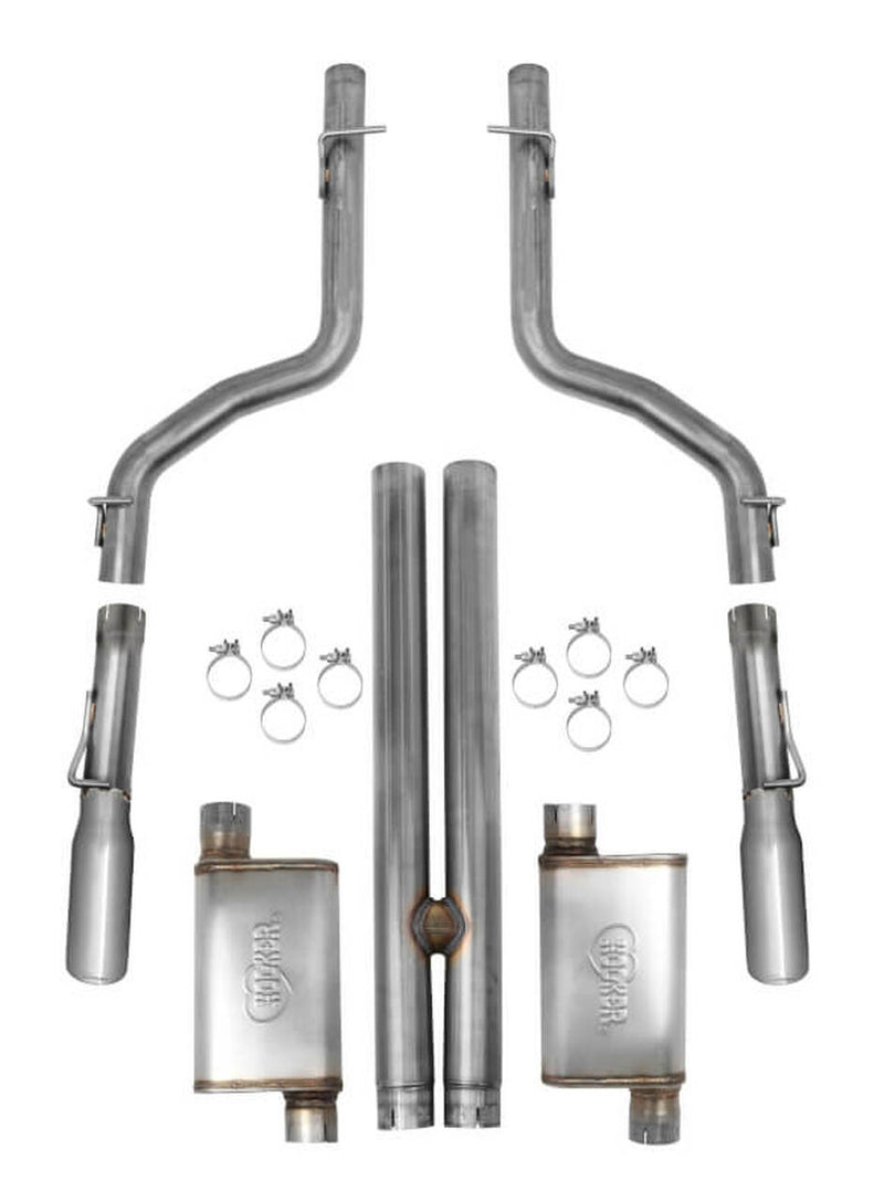 HOOKER BLACKHEART CAT-BACK EXHAUST SYSTEM (05-10 CHARGER/MAGNUM/300 5.7L) 70502311-RHKR