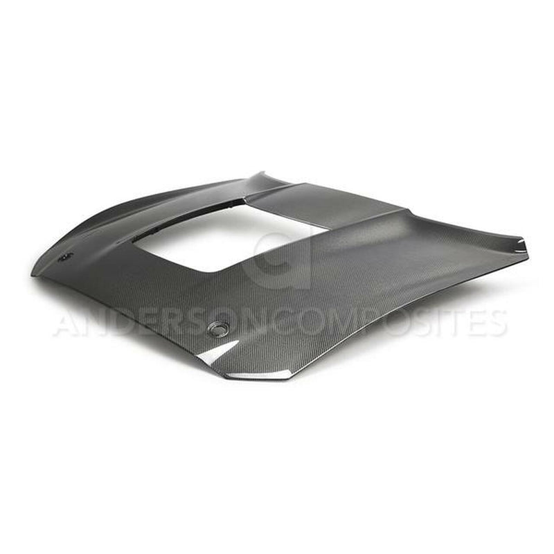 ANDERSON COMPOSITES DOUBLE SIDED CARBON FIBER HOOD (2020-2021 SHELBY GT500)