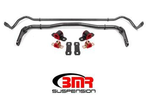 BMR SWAY BAR KIT W/BUSHINGS FRONT & REAR BLACK (2008+ CHALLENGER/2006+ CHARGER) SB113H