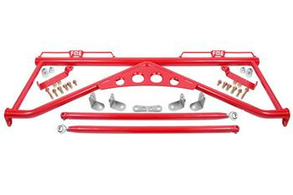 BMR HARNESS BAR RED (2015-2021 MUSTANG)