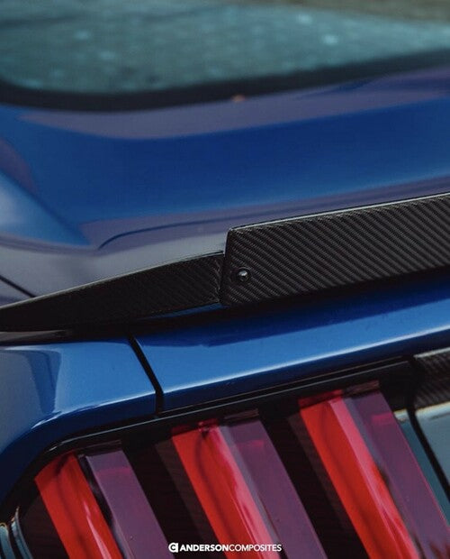 ANDERSON COMPOSITES CARBON FIBER TRACK PACK STYLE SPOILER ADJUSTABLE (2015-2021 MUSTANG) AC-RS15FDMU-ST