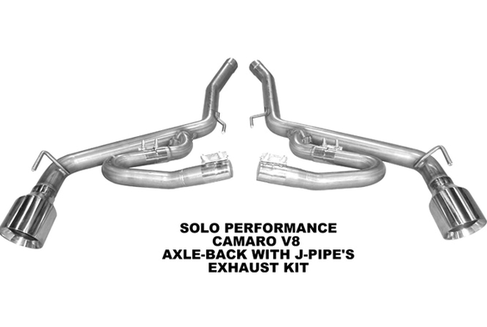 Solo Axle-Back Exhaust (10-15 Camaro V8 Coupe) 993905