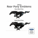 UPR PRODUCTS PONY REAR EMBLEM COLOR CODED (2015-2020 MUSTANG)