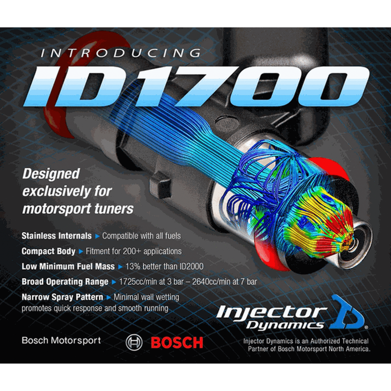 INJECTOR DYNAMICS ID1700X FUEL INJECTORS (11-20 MUSTANG/SHELBY GT350)