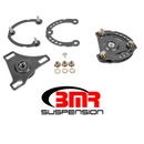 BMR CASTER CAMBER PLATES ADJUSTABLE BLACK (2015-2021 MUSTANG)