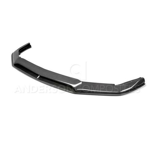 ANDERSON COMPOSITES FRONT CHIN SPLITTER TYPE-AR CARBON FIBER (2018-2021 MUSTANG GT/ECO) FL18FDMU-AR