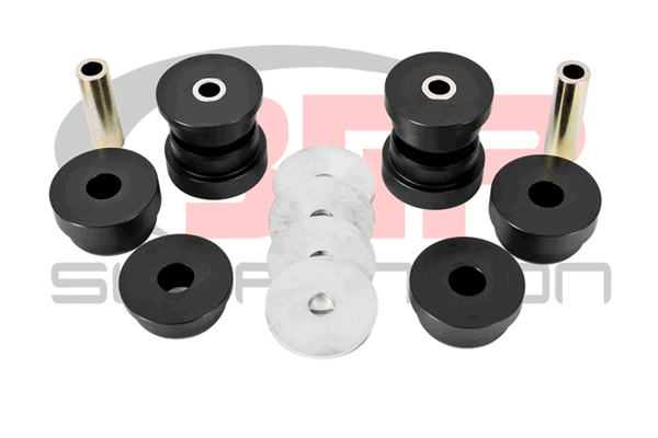 BMR CRADLE BUSHING KIT REAR DELRIN BLACK (2015-2021 MUSTANG)