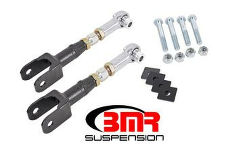 BMR REAR TOE RODS ADJUSTABLE BLACK (2015-2021 MUSTANG)