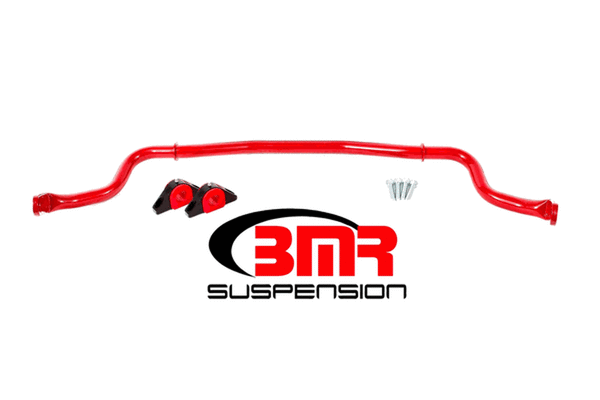 BMR FRONT SWAY BAR KIT 3-HOLE ADJ RED (2015-2021 MUSTANG)