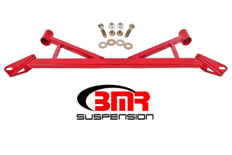 BMR CHASSIS BRACE FRONT SUBFRAME RED (2015-2021 MUSTANG)