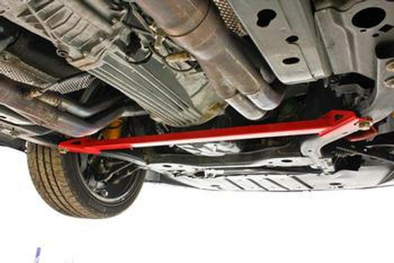BMR FRONT SUBFRAME CHASSIS BRACE RED (2015-2021 MUSTANG)