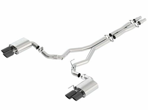 BORLA ATAK CATBACK EXHAUST W/O ACTIVE VALVES BLACK (2018+ MUSTANG GT) 140746BC