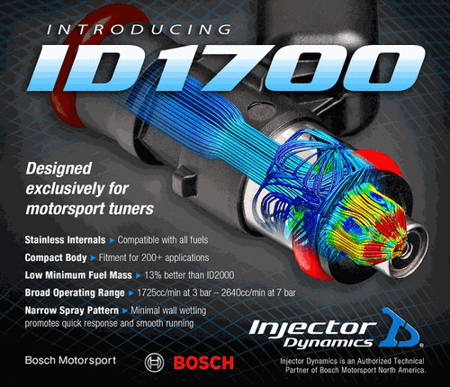 INJECTOR DYNAMICS ID1700X FUEL INJECTORS (11-20 MUSTANG/SHELBY GT350/F-150) 1700.60.14.14B.8