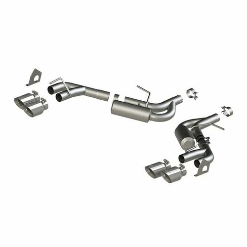 MBRP 2.5" DUAL AXLEBACK EXHAUST ALUMINIZED (2016+ CAMARO V6) S7039AL