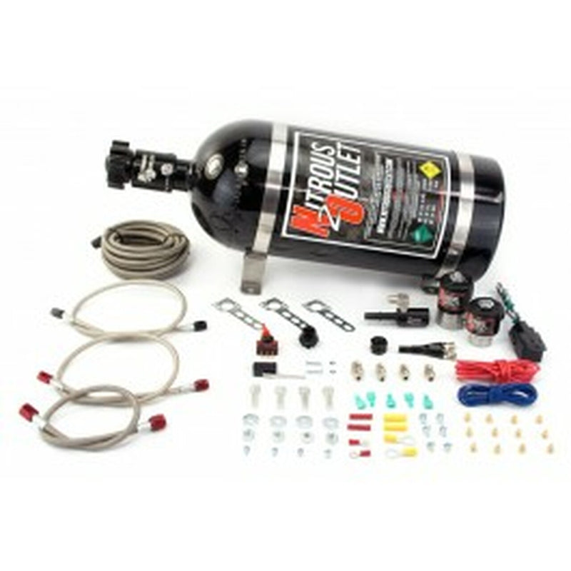 NITROUS OUTLET EFI SINGLE NOZZLE NITROUS SYSTEM (11-18 MUSTANG/F150 5.0L) 00-10016