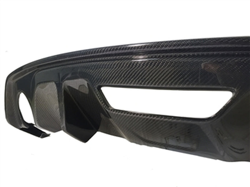 REAR DIFFUSER CARBON FIBER (2015+ MUSTANG) 