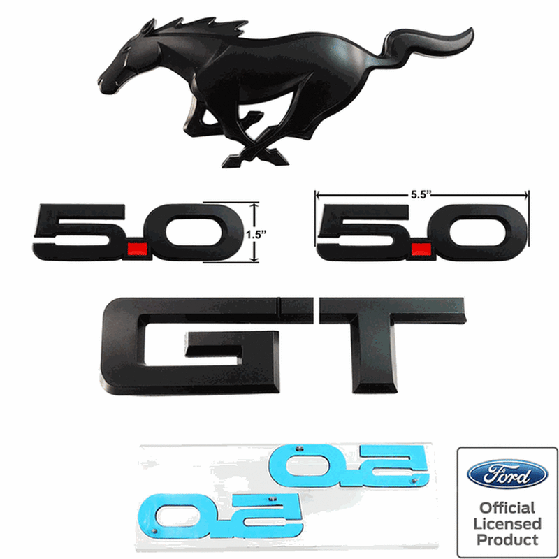 UPR PRODUCTS EMBLEM PACKAGE COLOR CODED (2015-2020 MUSTANG GT)