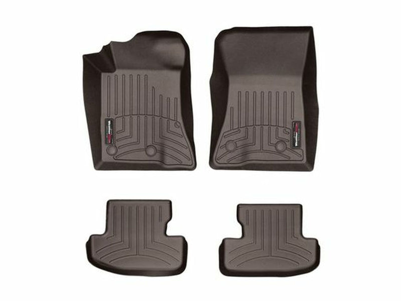 WEATHERTECH FRONT & REAR FLOOR LINER SET COCOA (2015+ MUSTANG)